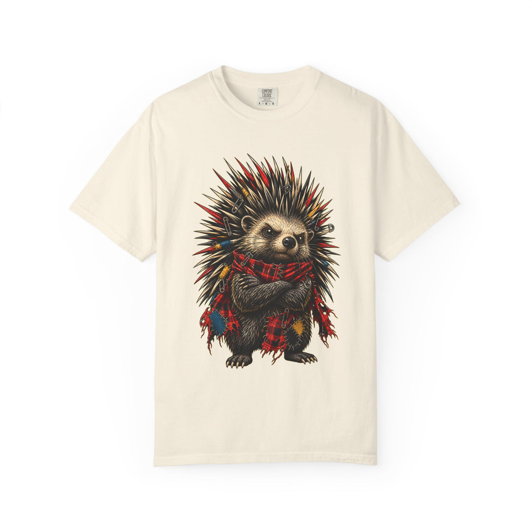 Punk Plaid Porcupine Graphic Tee