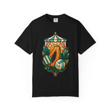 Stained Glass Cabana Papaya T-Shirt Graphic
