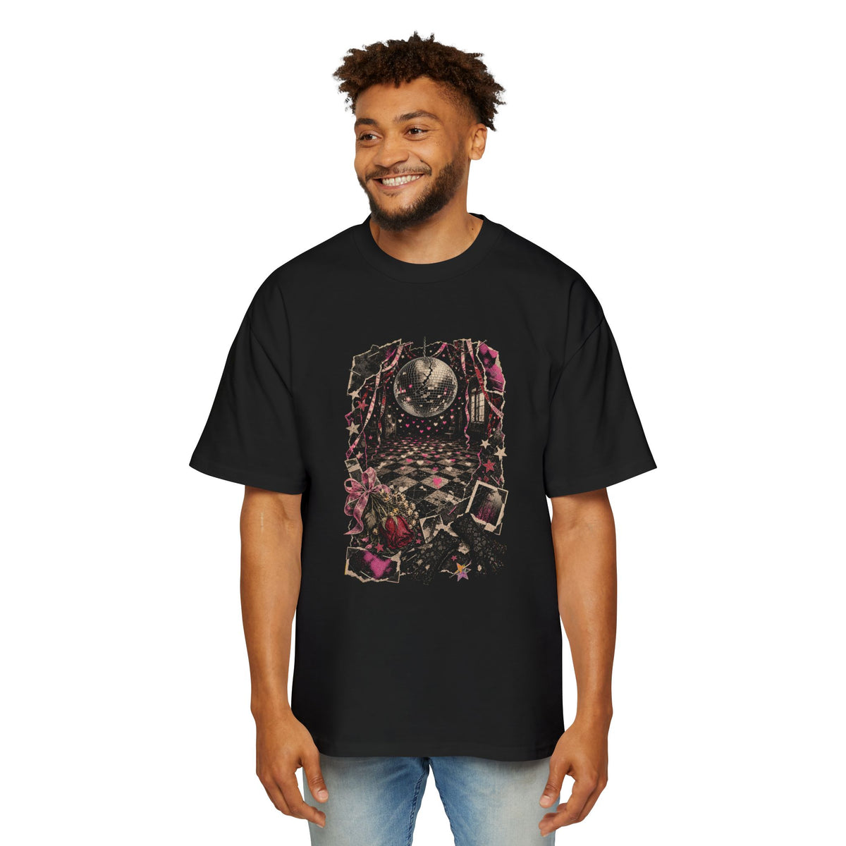 Blackout Prom Heavy Oversized Emo Tee