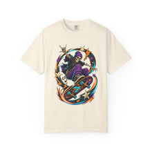 Midnight Skate Skeleton Graphic T-Shirt