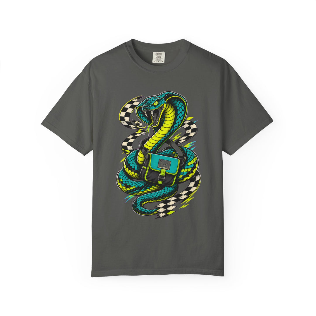 Neon Checker Cobra Courier Graphic Tee