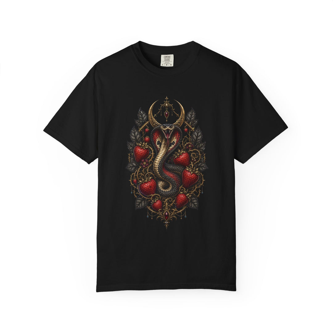 Gothic Strawberry Cobra Crest Graphic Tee