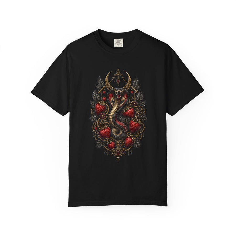Gothic Strawberry Cobra Graphic Tee