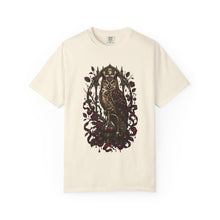 Gothic Cherry Owl Graphic Tee