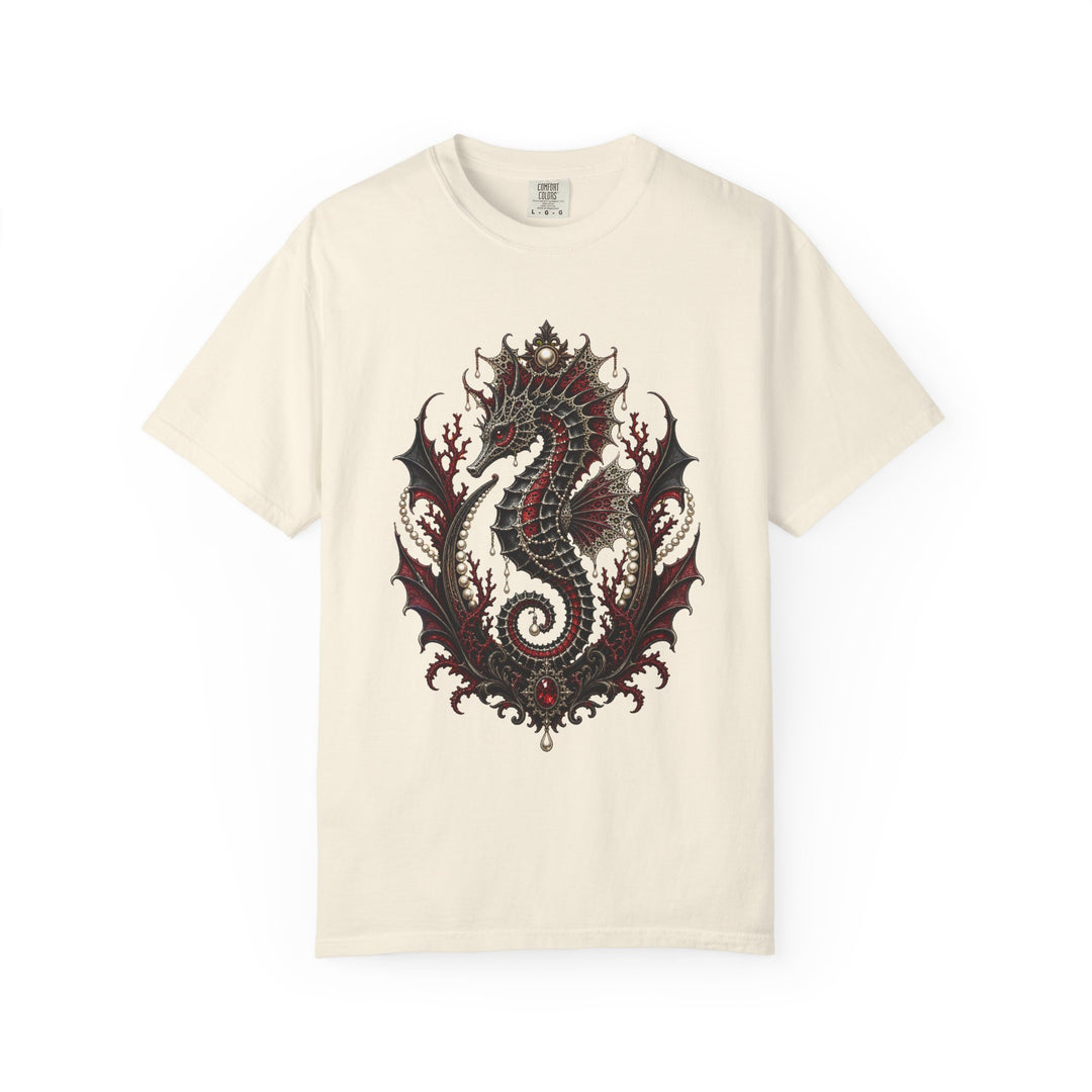 Vampire Lace Seahorse Crest T-Shirt Graphic