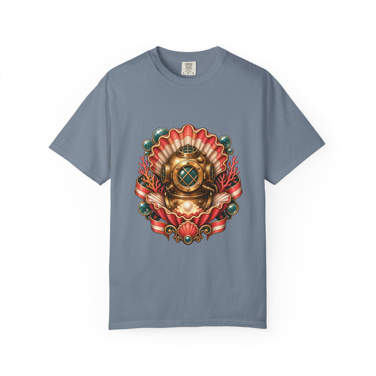 Cabana Coral Clam Diver Helmet Graphic Tee
