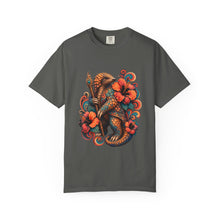 Psychedelic Hibiscus Pangolin Graphic Tee