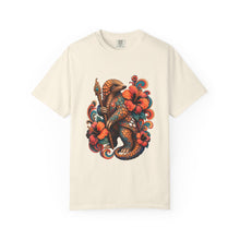 Psychedelic Hibiscus Pangolin Graphic Tee
