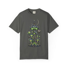 Alien Mushroom Radio Tower T-Shirt Graphic