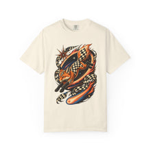 Checkerboard Comet Fox Graphic Tee