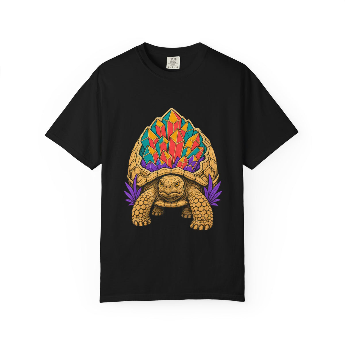 Geode Tortoise Embroidered Western Graphic Tee