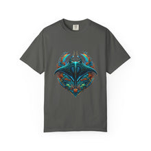 Neon Reef Manta Cyber Crest T-Shirt Graphic