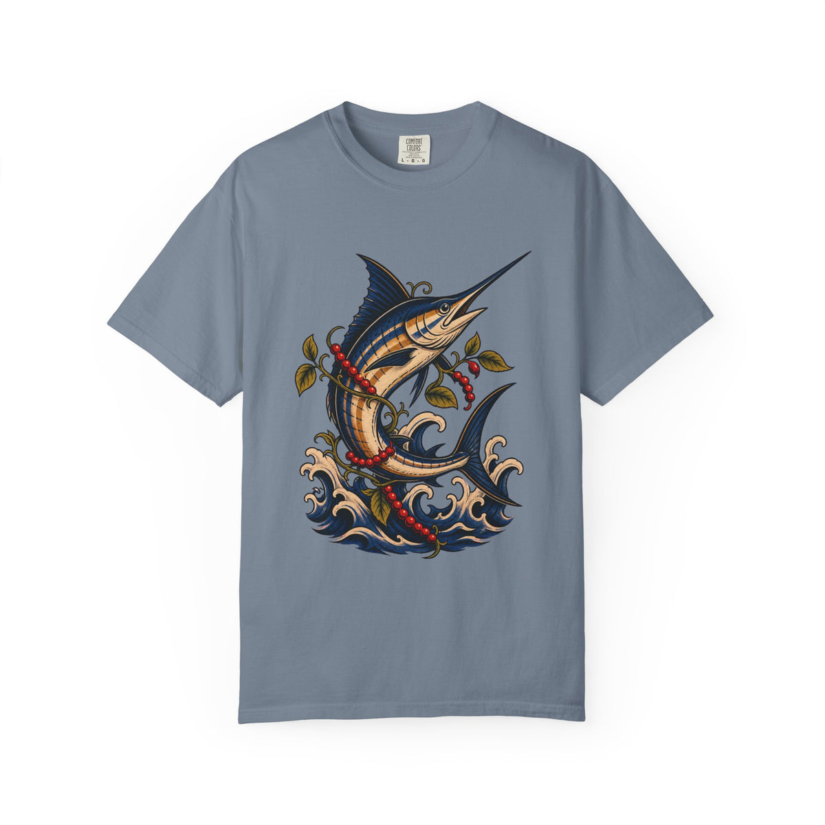 Tattoo Flash Peppercorn Marlin Graphic Tee