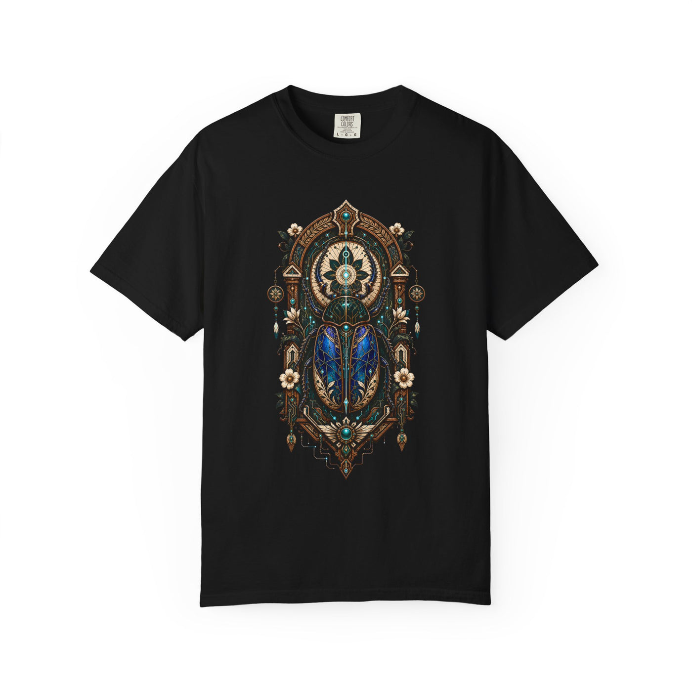 Cyberfolk Beetle Shrine T-Shirt Graphic
