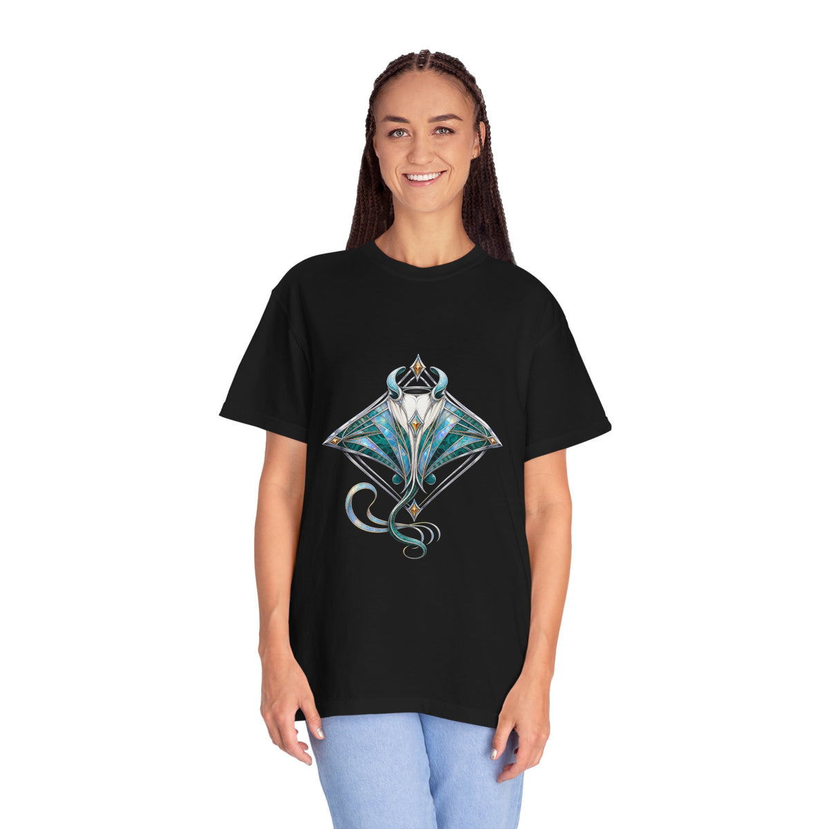 Neo Deco Mineral Kite Manta Ray T-Shirt Graphic
