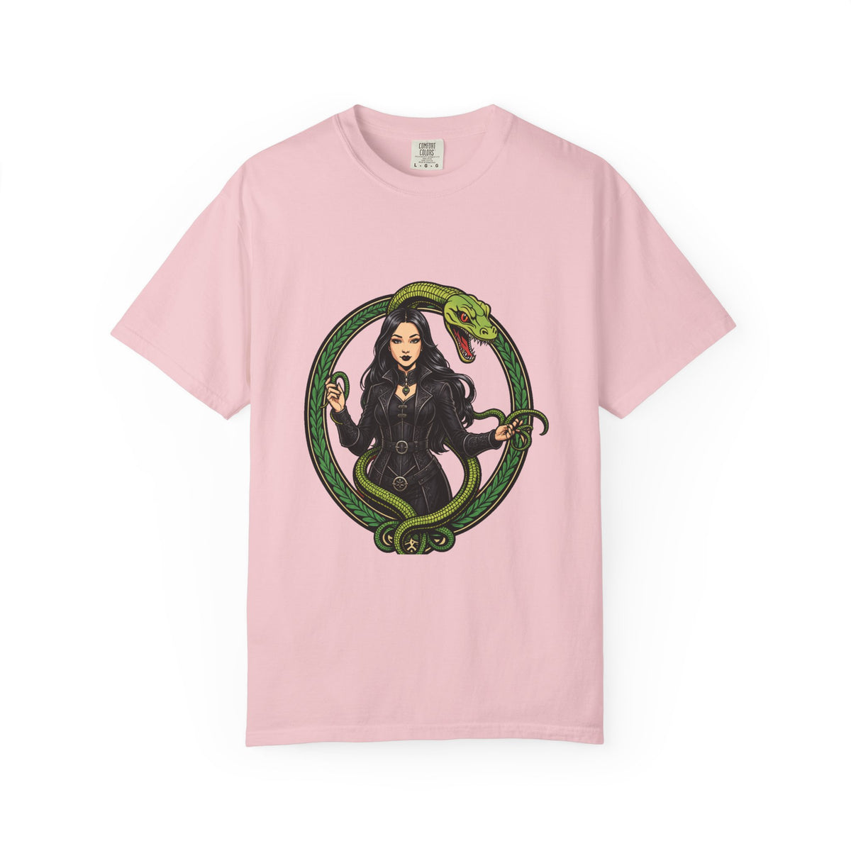Gothic Serpent Emblem T-Shirt Graphic