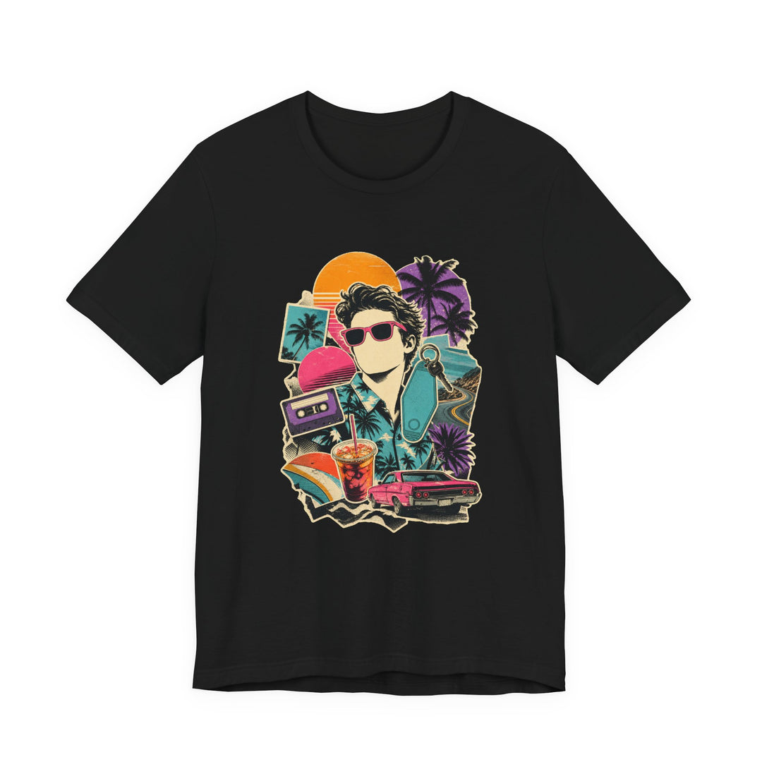 Retro Roadtrip Collage T-Shirt Graphic