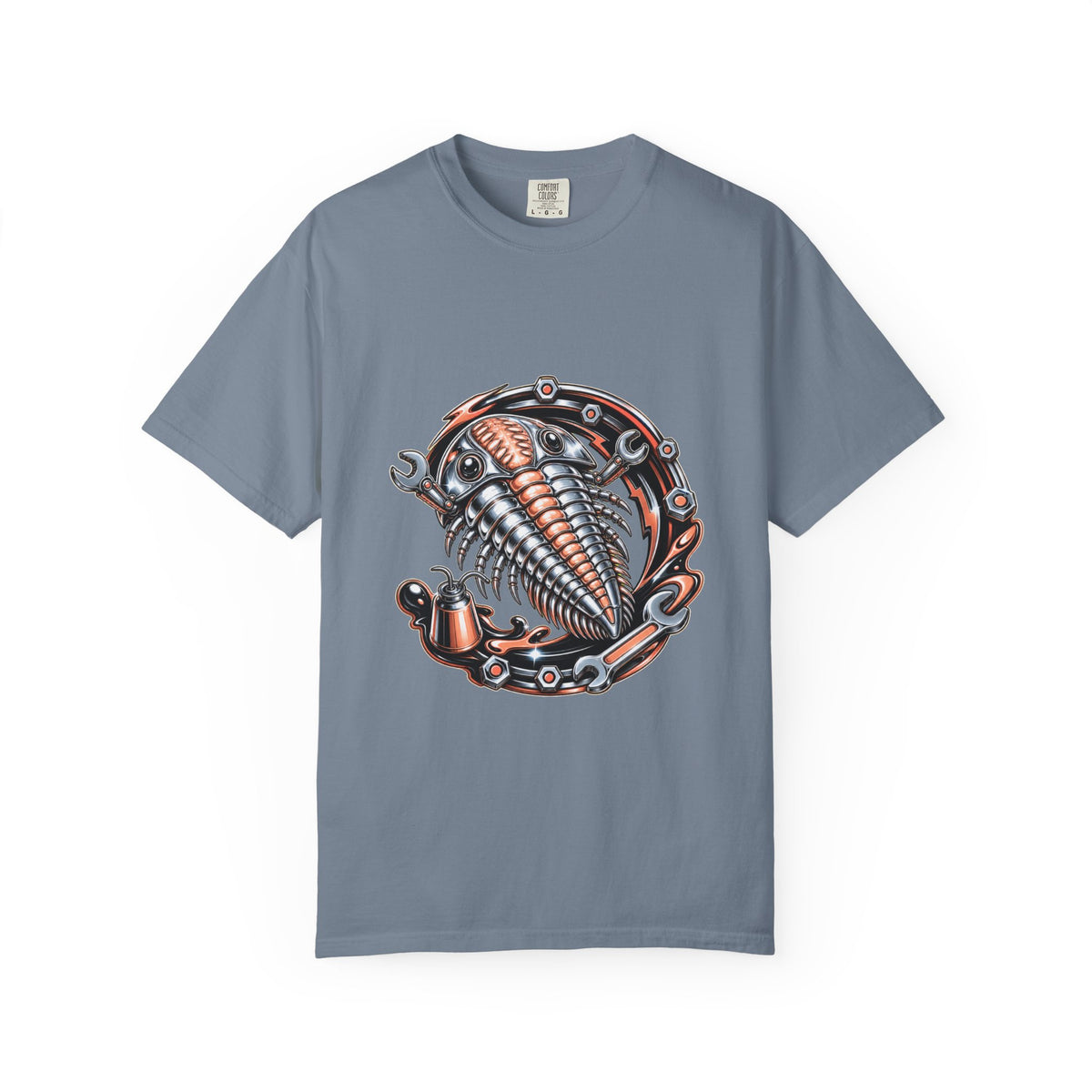 Chrome Peach Trilobite Mechanic Graphic Tee