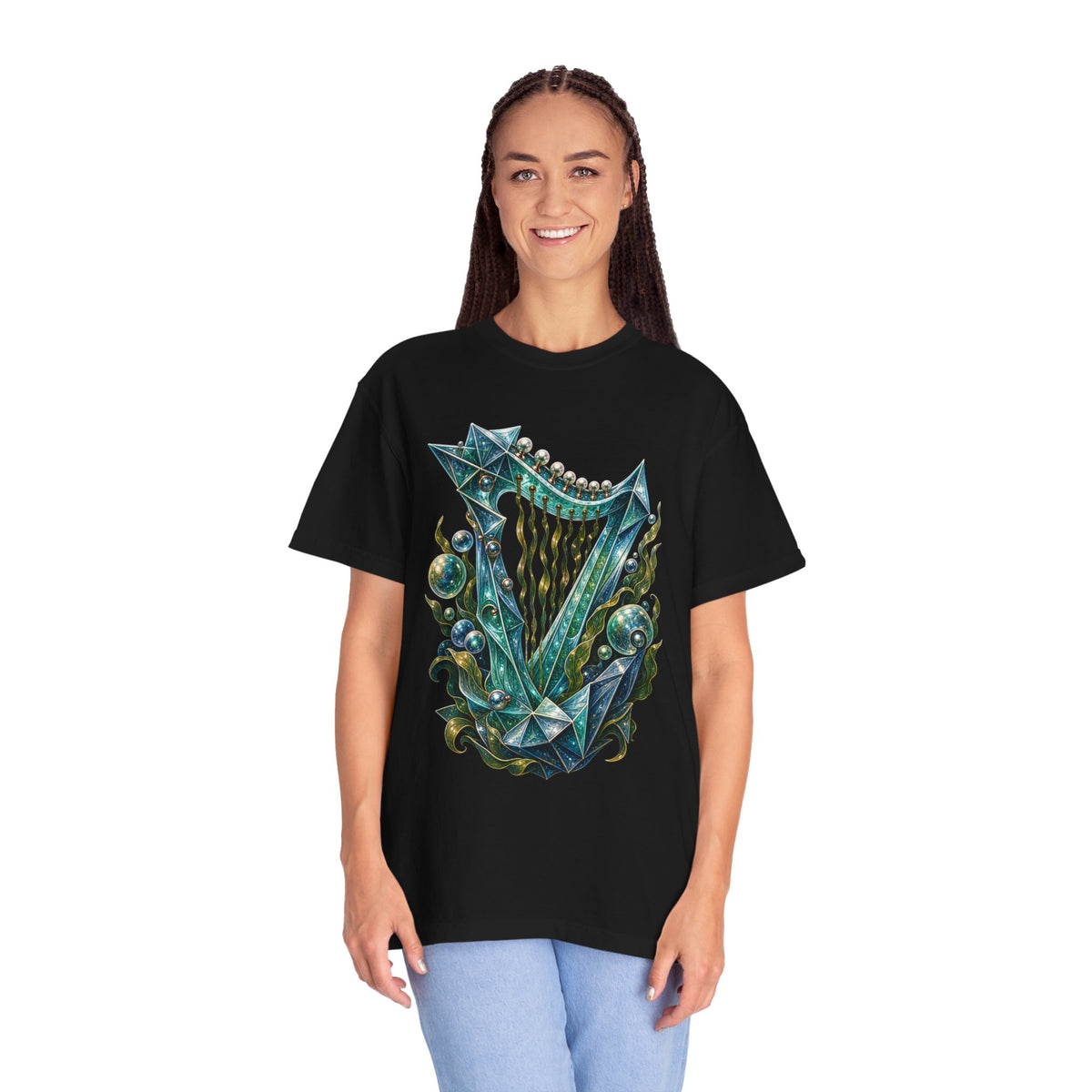 Aliencore Glass Origami Kelp Harp T-Shirt Graphic