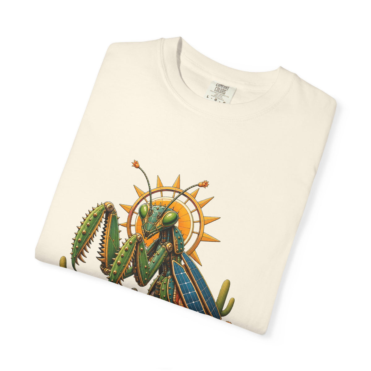 Solarpunk Cactus Mantis Graphic Tee