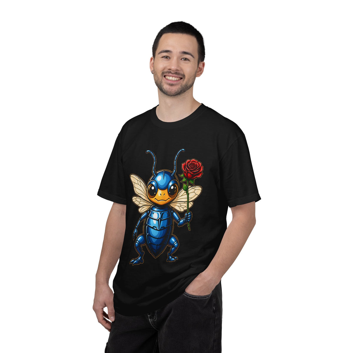 Rose Beetle Mascot T-Shirt Graphic