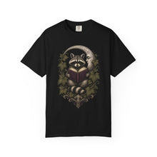 Midnight Library Raccoon Woodcut Graphic Tee