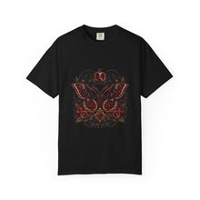 Dark Romantic Pomegranate Moth Graphic Tee