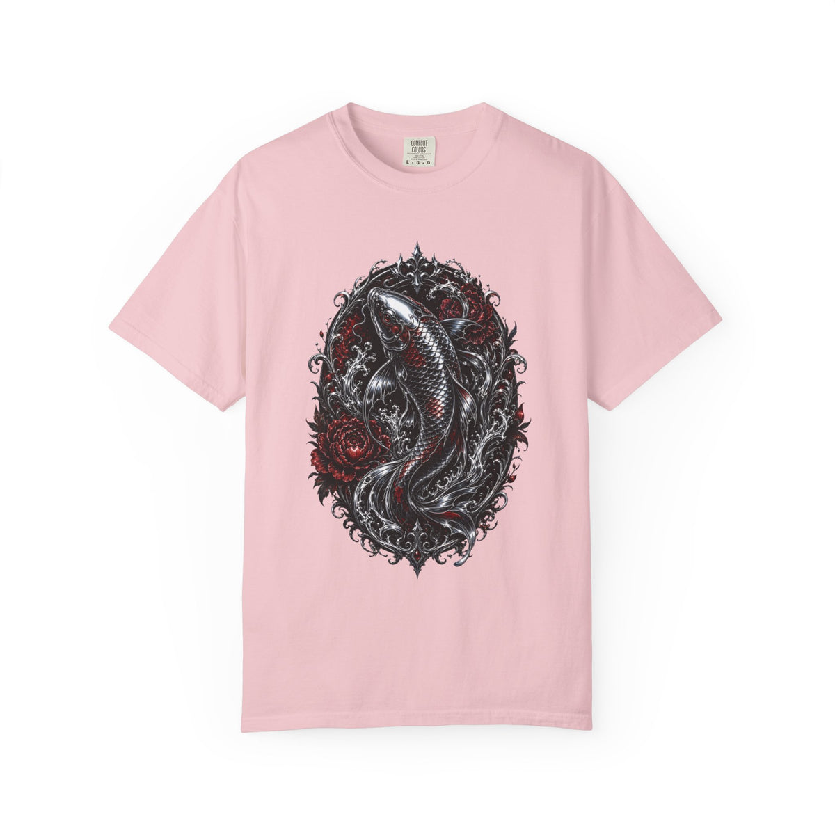 Gothic Chrome Koi Graphic Tee
