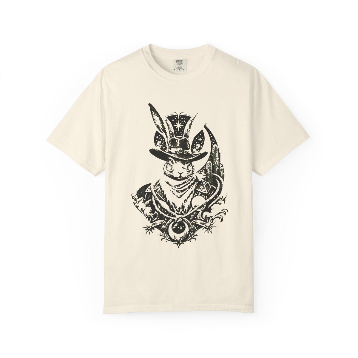 Moonlit Jackrabbit Outlaw T-Shirt Graphic