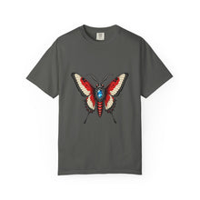 Red Gem Gothic Moth T-Shirt Graphic