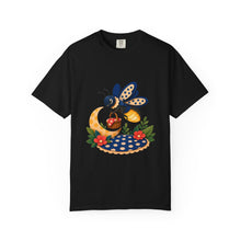 Paper Cut Polka Dot Firefly Picnic T-Shirt Graphic