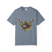 Checkerboard Moth Rider Graphic Tee