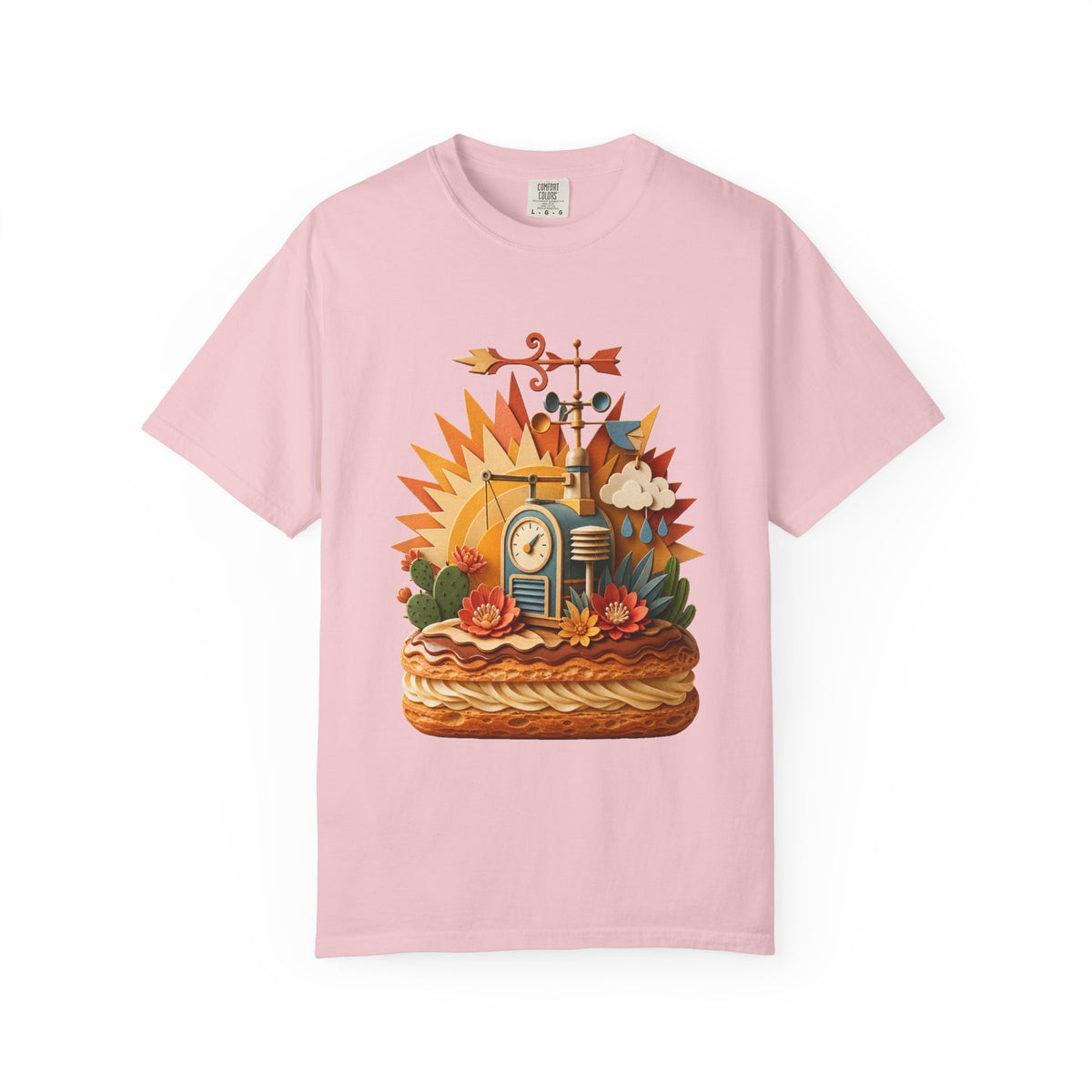 Paper Cut Desert Weather Eclair T-Shirt Graphic