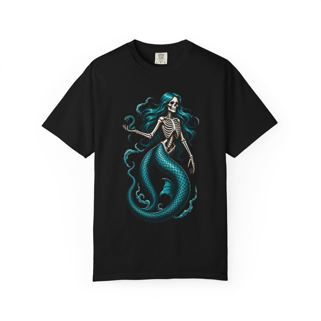 Skeleton Serpent Siren T-Shirt Graphic