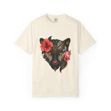 Zebra Bloom Panther Mask Graphic Tee