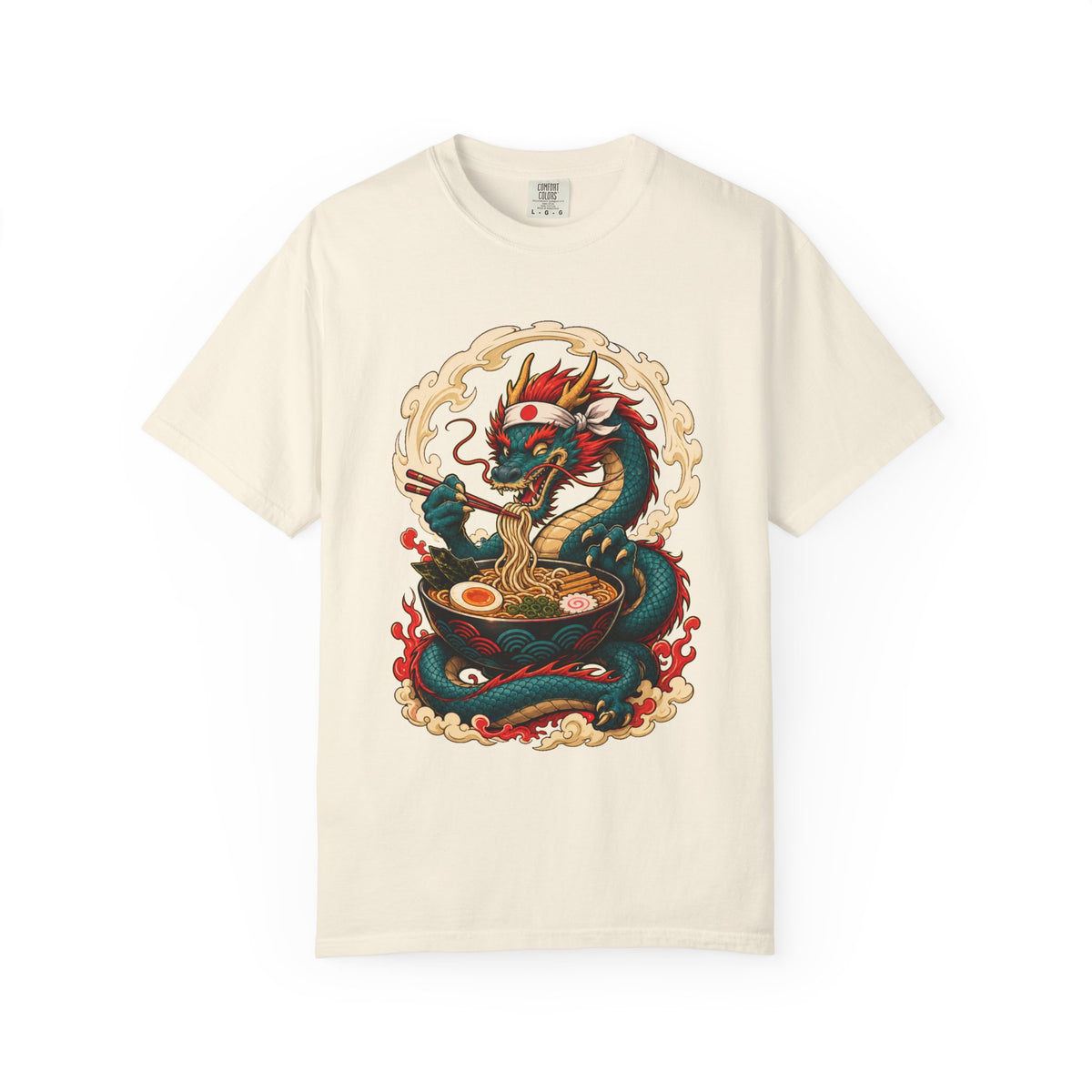 Ramen Dragon Chef Streetwear T-Shirt Graphic