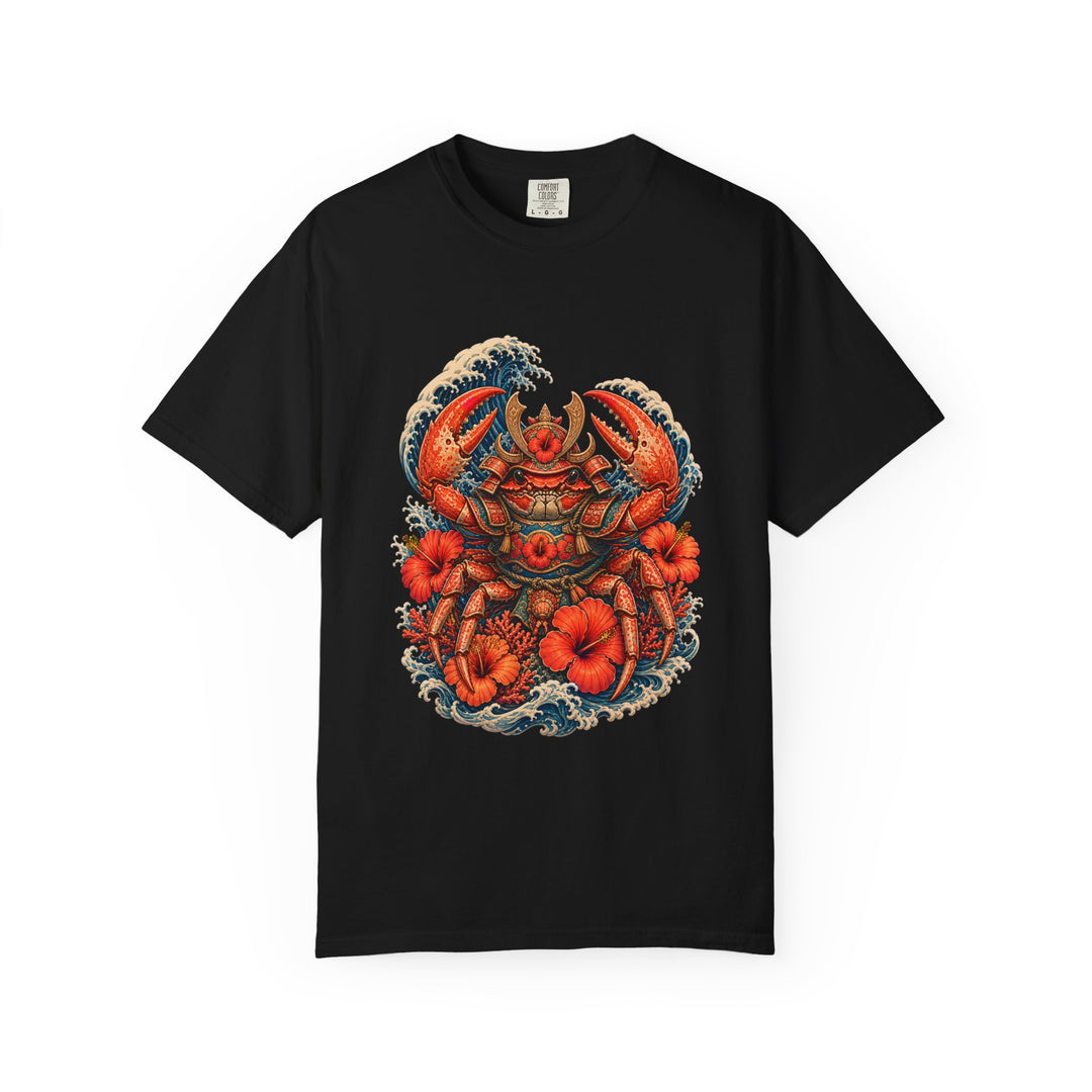 Hibiscus Reef Samurai Crab T-Shirt Graphic