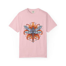Chrome Tiger Lily Dragonfly Graphic Tee