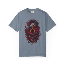 Red Purple Eclipse Serpent Graphic Tee