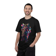Midnight Baritone Sax Risograph Graphic Tee