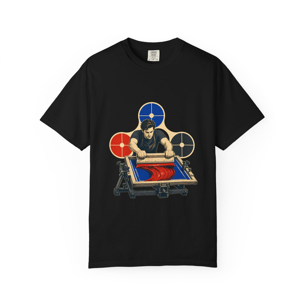 Squeegee Pull Screenprinter Graphic Tee