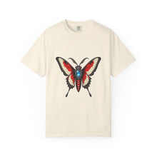 Red Gem Gothic Moth T-Shirt Graphic