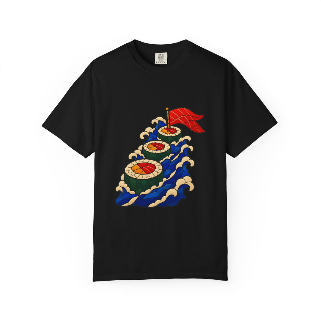 Sushi Rapids Stained Glass Adventure Graphic Tee