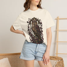 Gothic Cherry Owl Graphic Tee