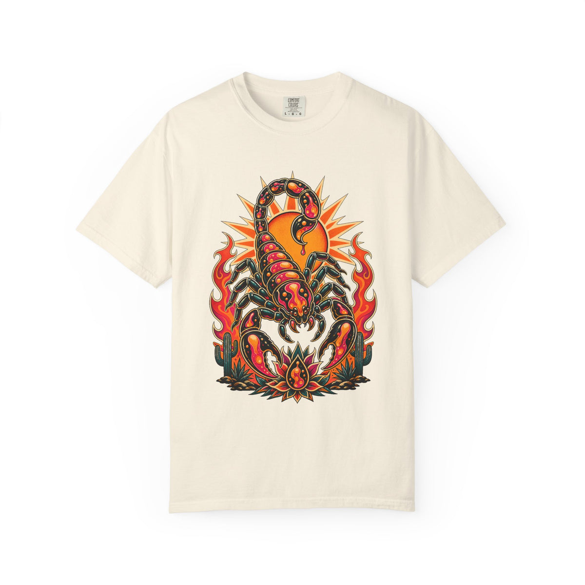 Tattoo Flash Lava Lamp Scorpion T-Shirt Graphic