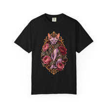 Velvet Zebra Sphinx Cat Graphic Tee