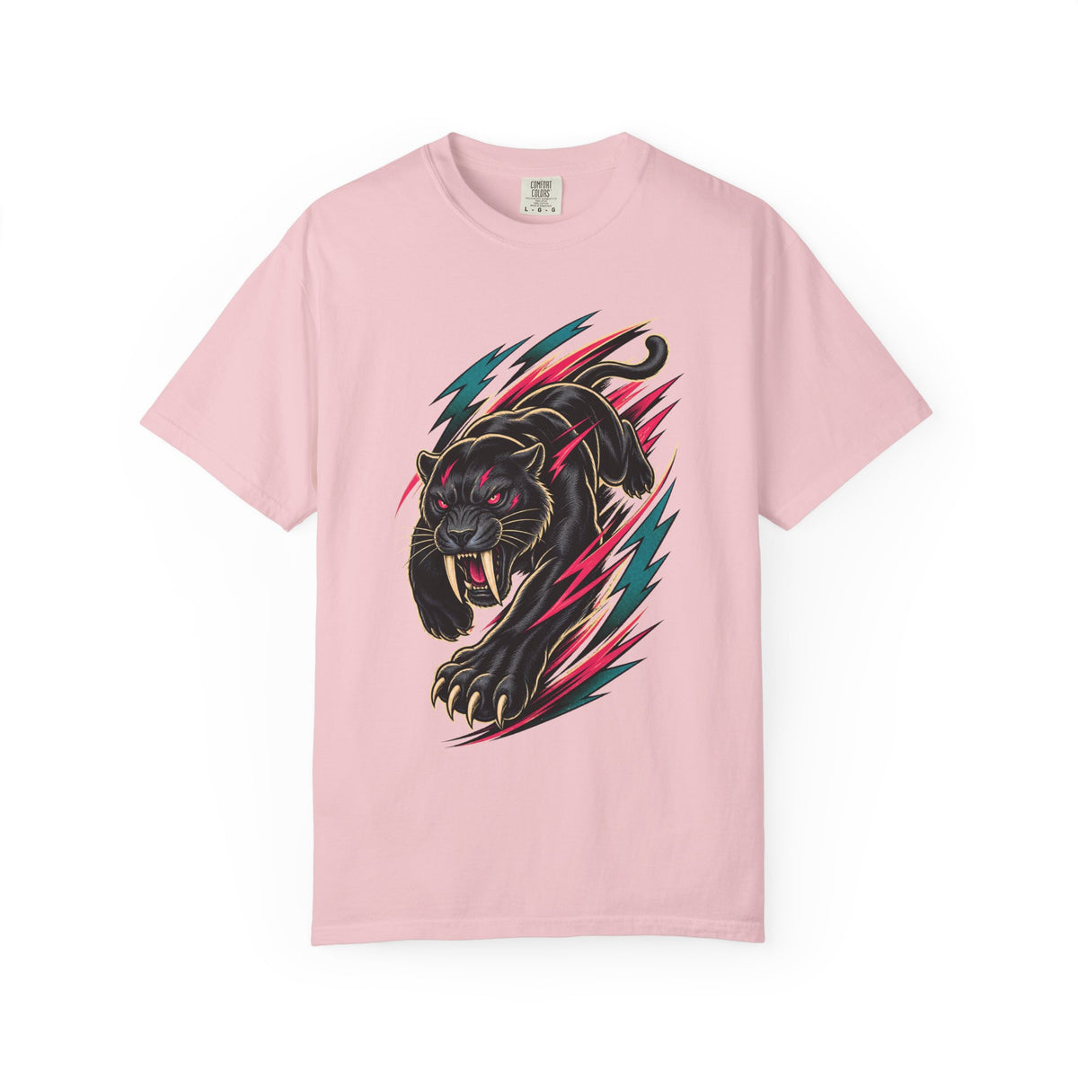 Retro Sport Saber Panther T-Shirt Graphic