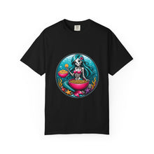 Skeleton Mermaid Citrus Bowl Badge T-Shirt Graphic