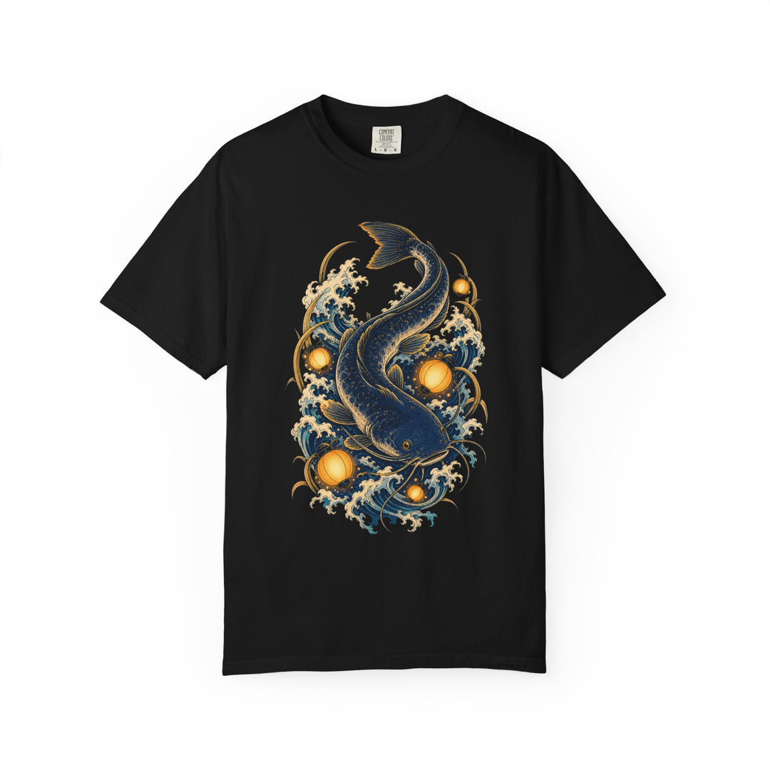Ukiyo-E Firefly Catfish Graphic Tee