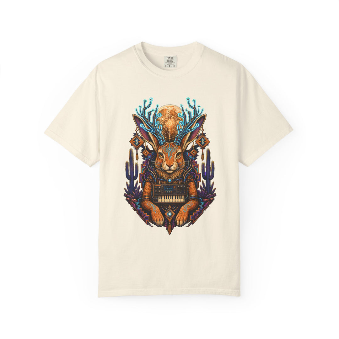 Cyberfolk Jackalope Synth Oracle T-Shirt Graphic